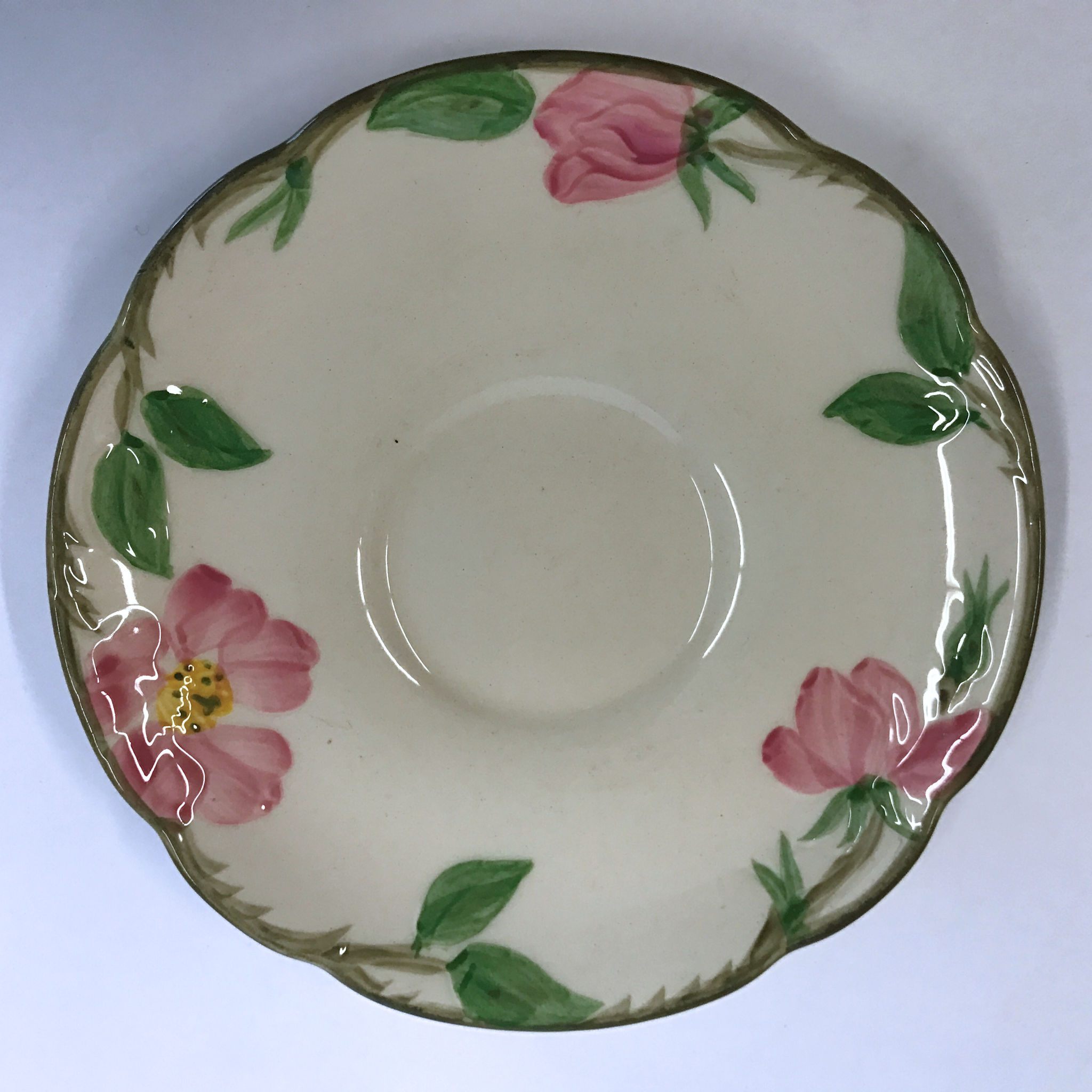 Vintage Franciscan Desert Rose Saucer Only California USA | eBay